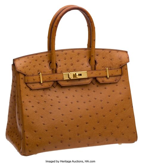 hermes gold ostrich birkin|hermes birkin 30 price.